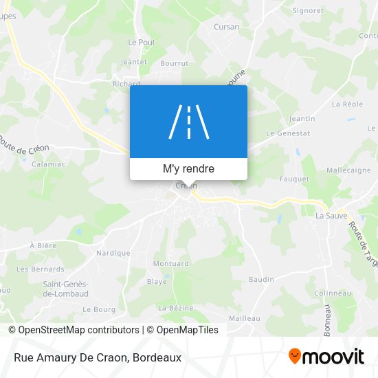 Rue Amaury De Craon plan