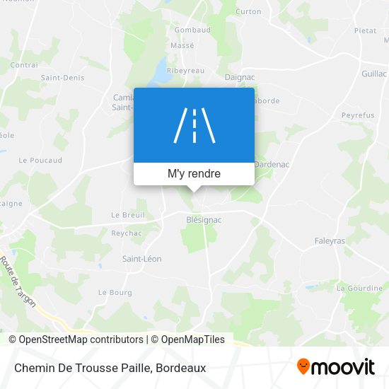 Chemin De Trousse Paille plan