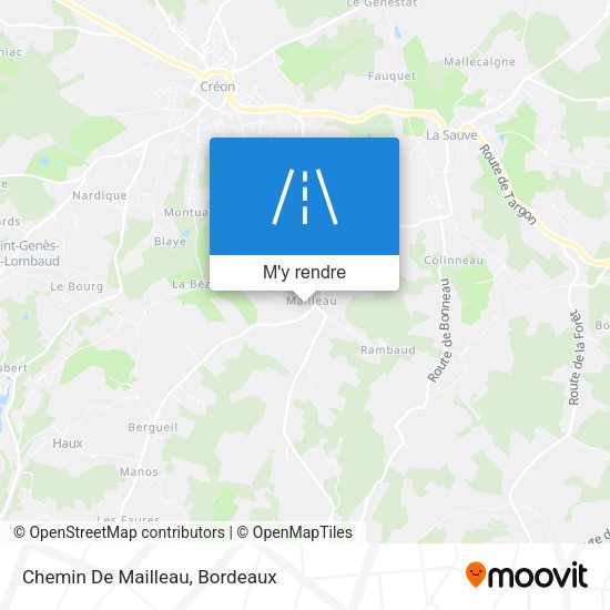 Chemin De Mailleau plan