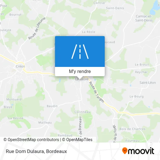 Rue Dom Dulaura plan