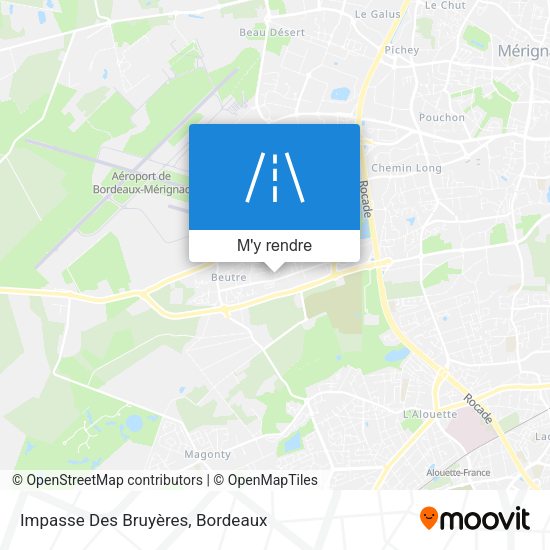 Impasse Des Bruyères plan