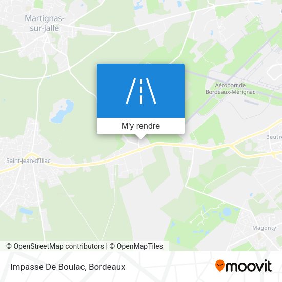 Impasse De Boulac plan
