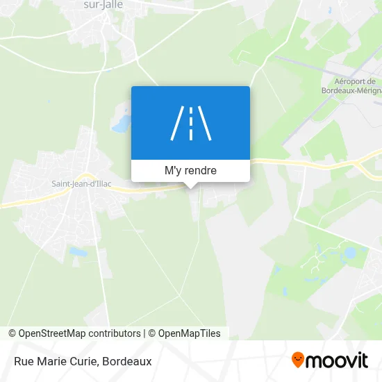 Rue Marie Curie plan