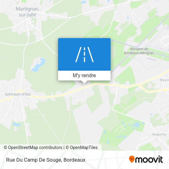 Rue Du Camp De Souge plan