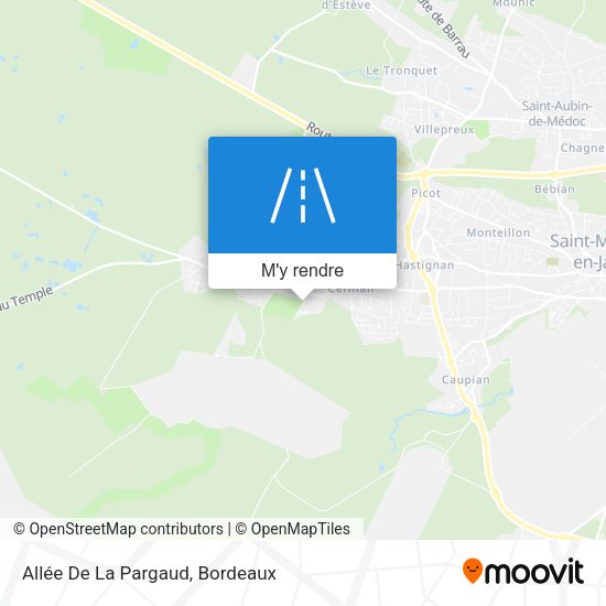 Allée De La Pargaud plan