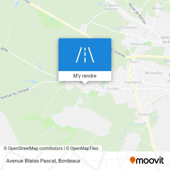 Avenue Blaise Pascal plan