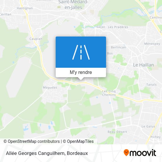 Allée Georges Canguilhem plan