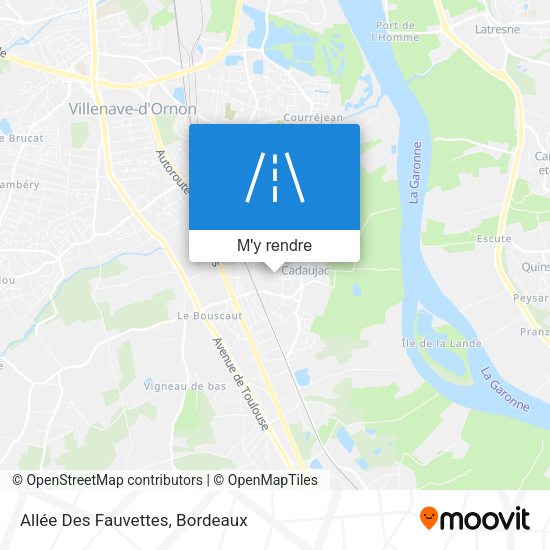 Allée Des Fauvettes plan