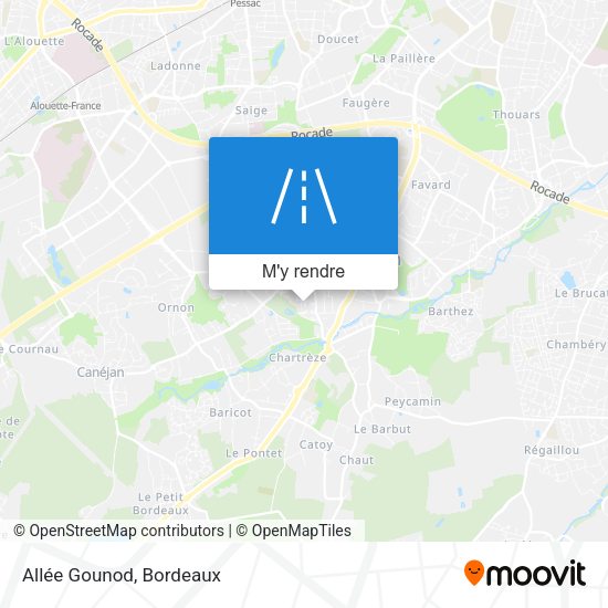 Allée Gounod plan