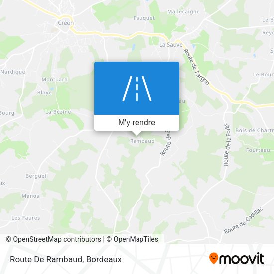 Route De Rambaud plan