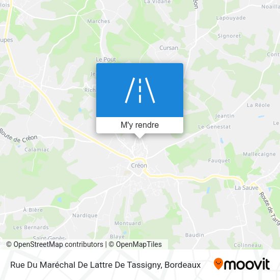 Rue Du Maréchal De Lattre De Tassigny plan