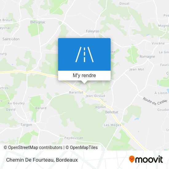 Chemin De Fourteau plan