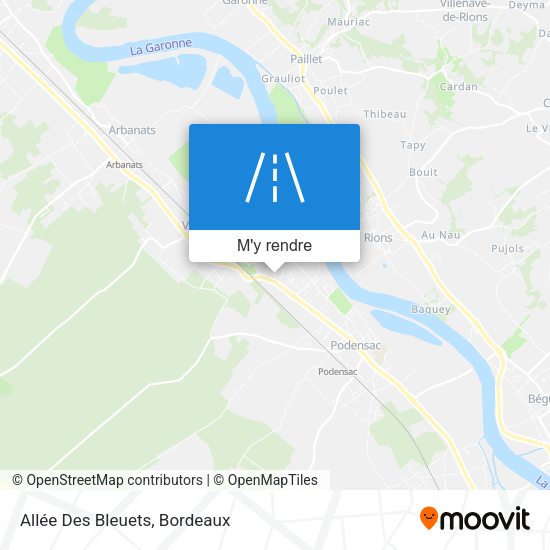 Allée Des Bleuets plan