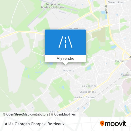 Allée Georges Charpak plan