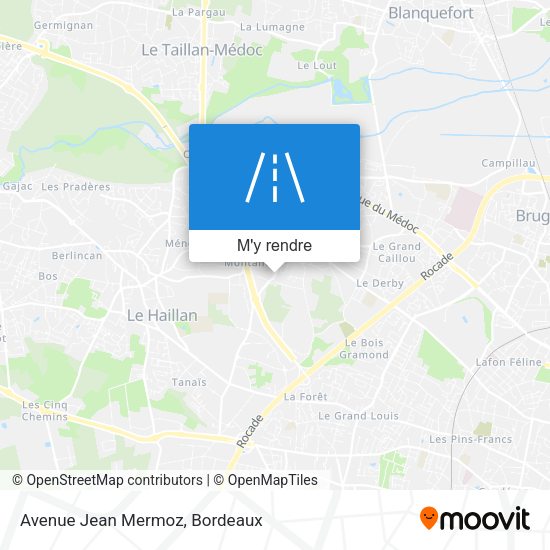 Avenue Jean Mermoz plan