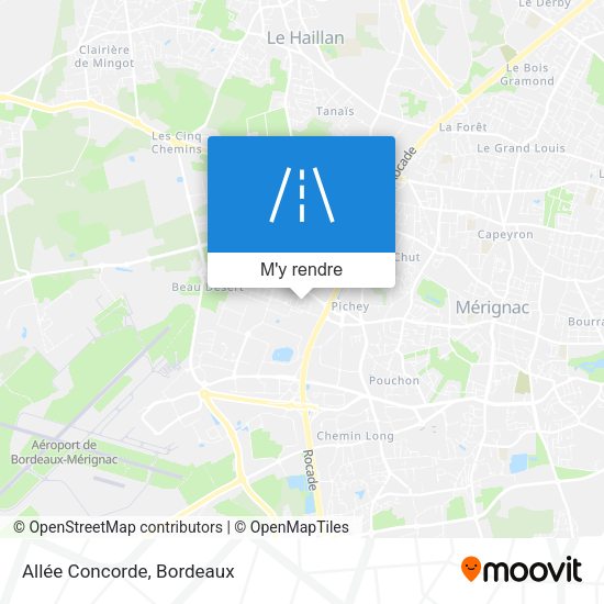 Allée Concorde plan