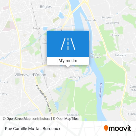 Rue Camille Muffat plan