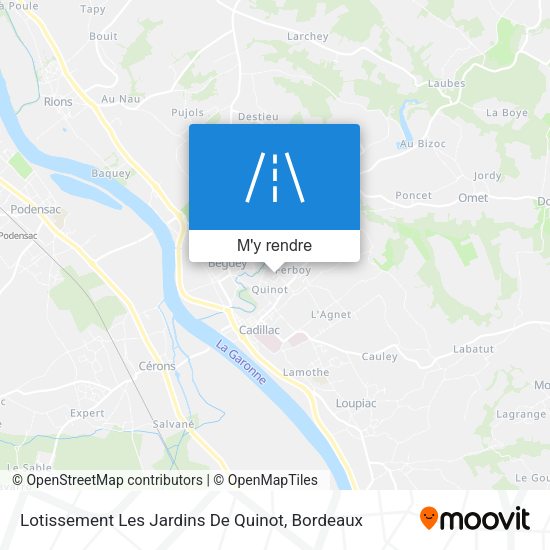 Lotissement Les Jardins De Quinot plan