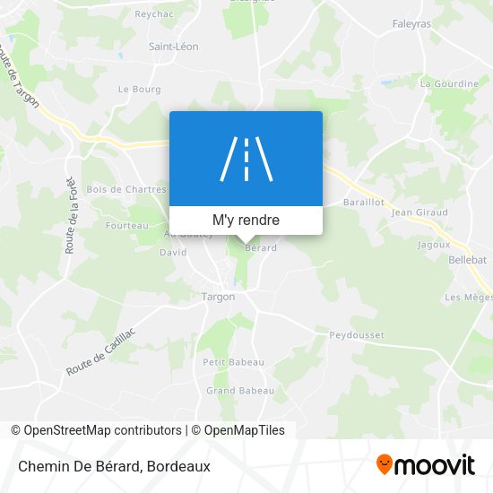 Chemin De Bérard plan
