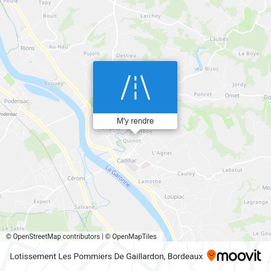 Lotissement Les Pommiers De Gaillardon plan