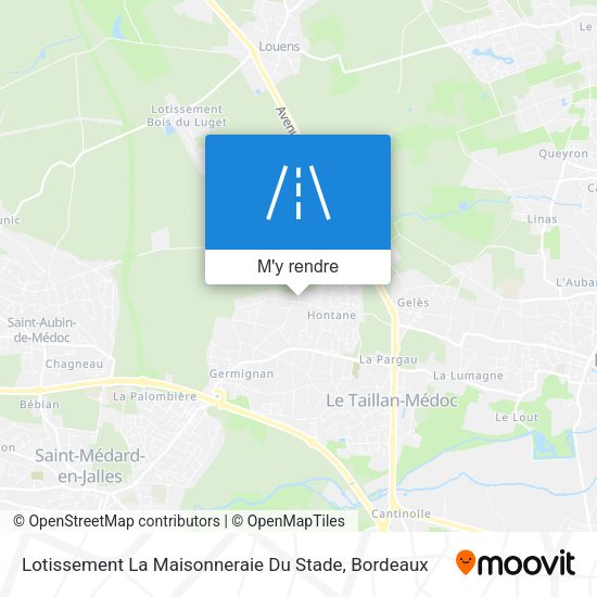 Lotissement La Maisonneraie Du Stade plan