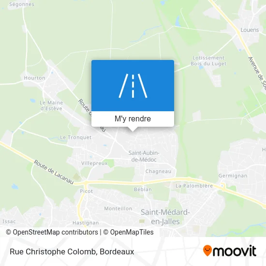 Rue Christophe Colomb plan