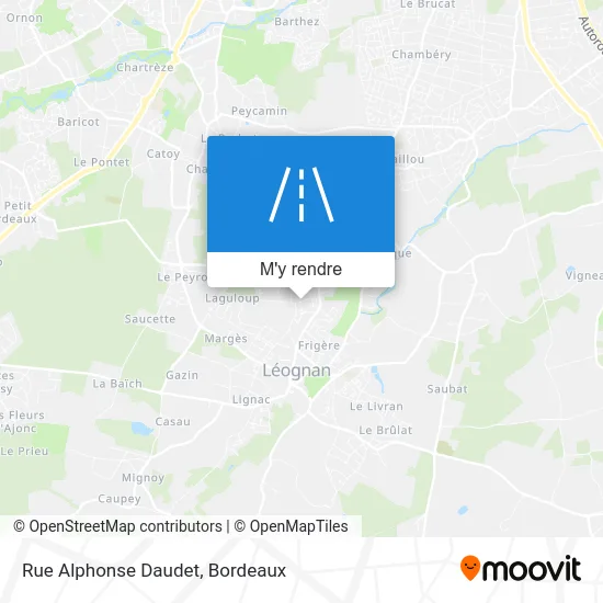 Rue Alphonse Daudet plan