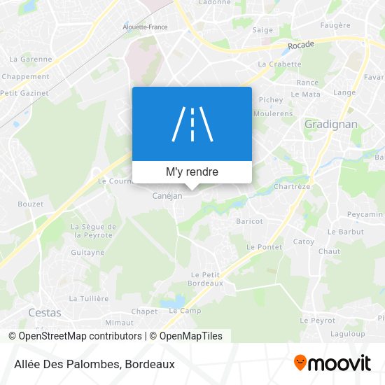 Allée Des Palombes plan