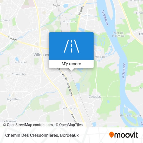 Chemin Des Cressonnières plan