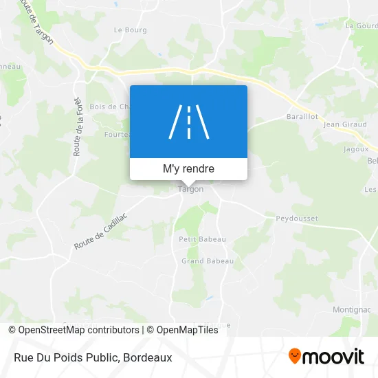 Rue Du Poids Public plan