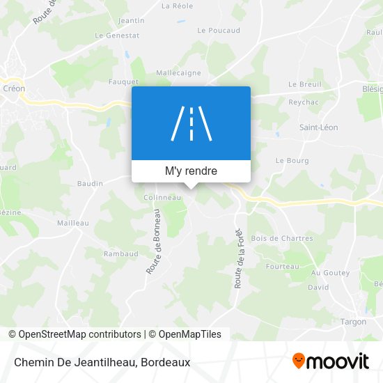 Chemin De Jeantilheau plan