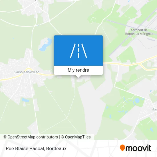 Rue Blaise Pascal plan