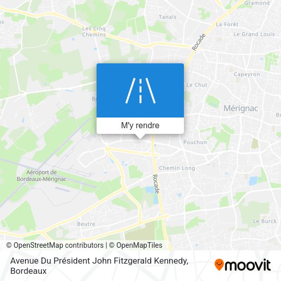 Avenue Du Président John Fitzgerald Kennedy plan