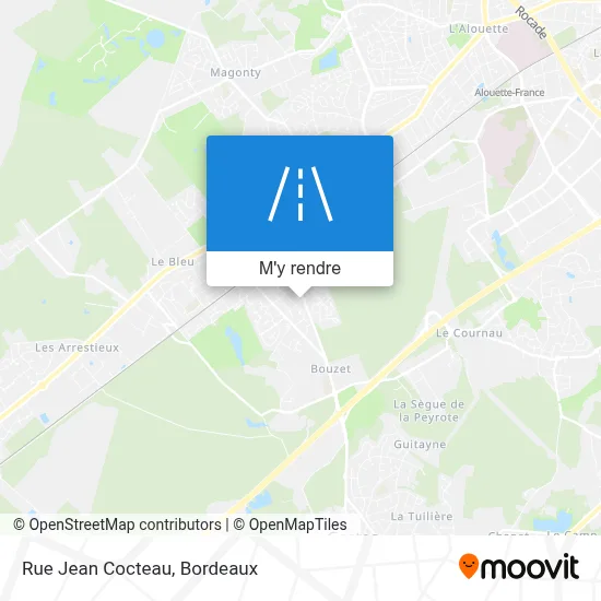 Rue Jean Cocteau plan