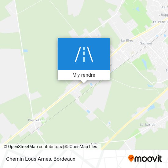 Chemin Lous Arnes plan
