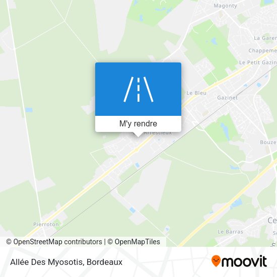 Allée Des Myosotis plan