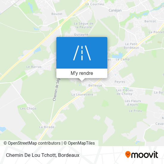 Chemin De Lou Tchott plan