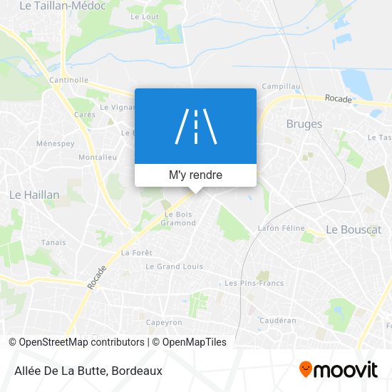 Allée De La Butte plan