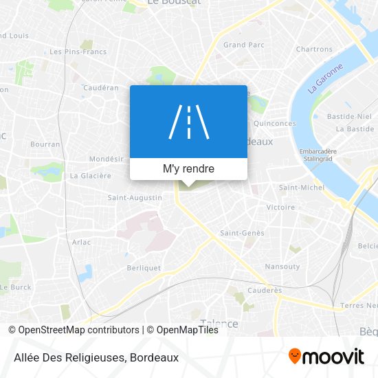 Allée Des Religieuses plan