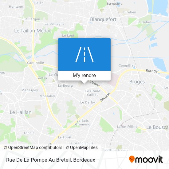 Rue De La Pompe Au Breteil plan