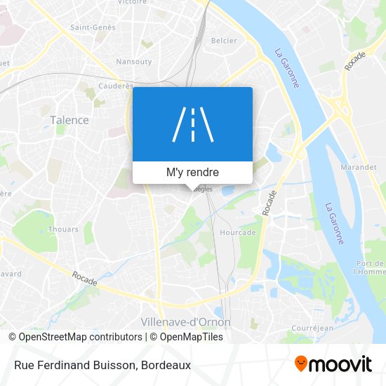 Rue Ferdinand Buisson plan