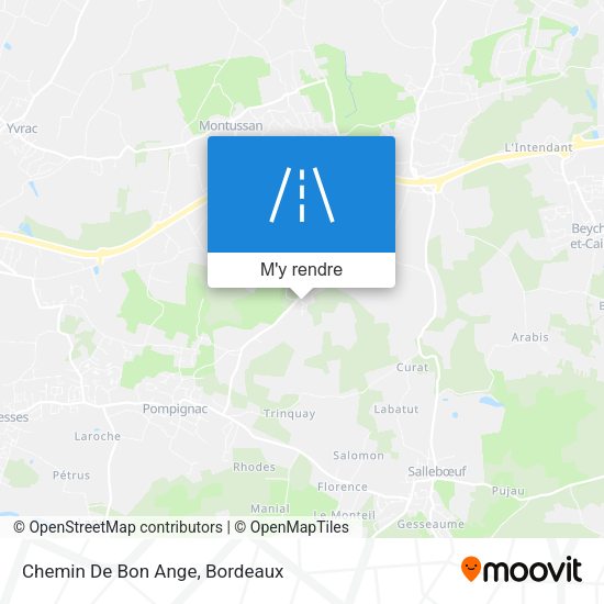 Chemin De Bon Ange plan