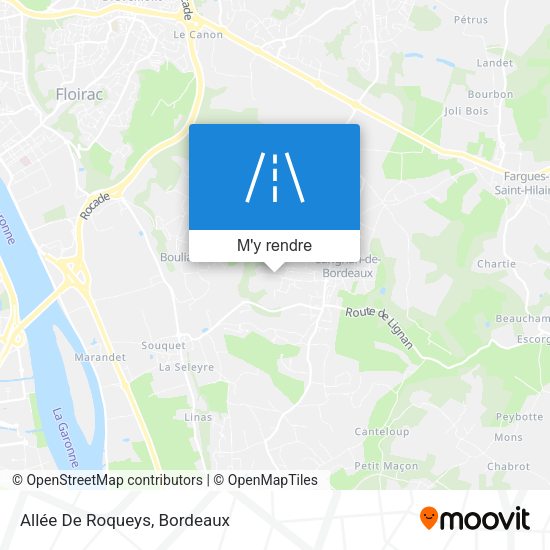 Allée De Roqueys plan