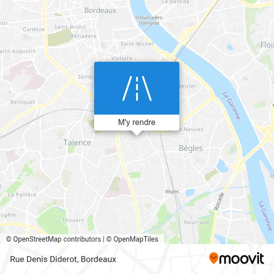 Rue Denis Diderot plan