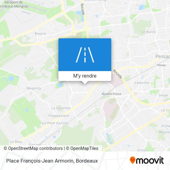 Place François-Jean Armorin plan
