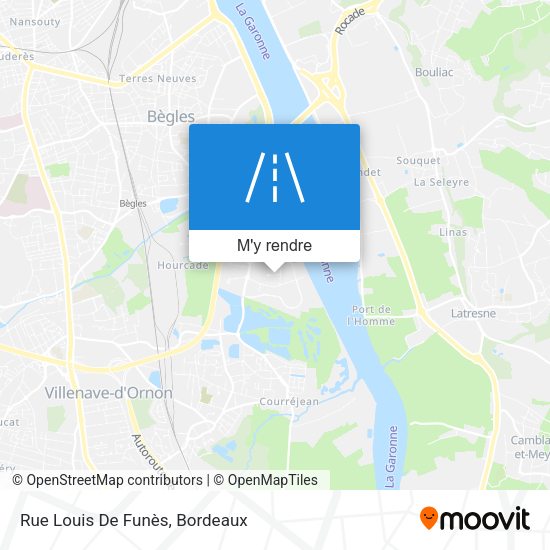 Rue Louis De Funès plan