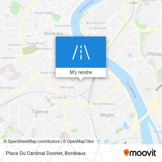 Place Du Cardinal Donnet plan