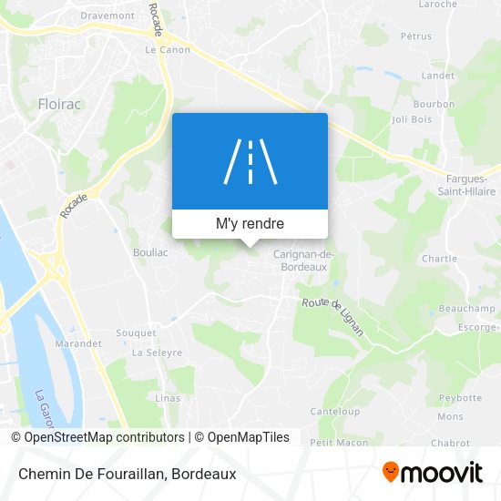 Chemin De Fouraillan plan