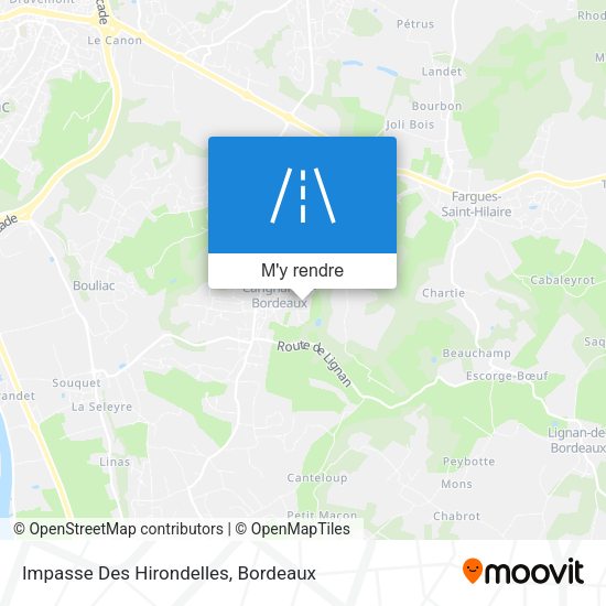 Impasse Des Hirondelles plan