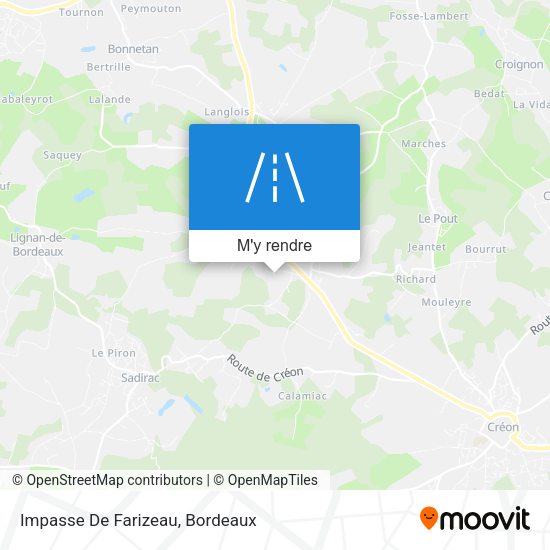 Impasse De Farizeau plan